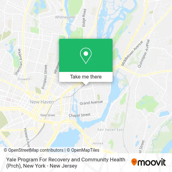 Yale Program For Recovery and Community Health (Prch) map