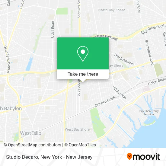 Studio Decaro map