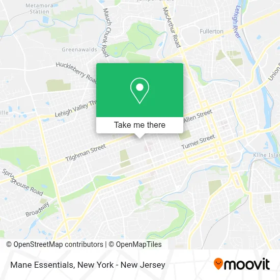 Mane Essentials map