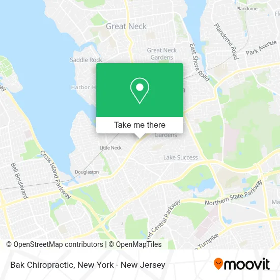 Bak Chiropractic map