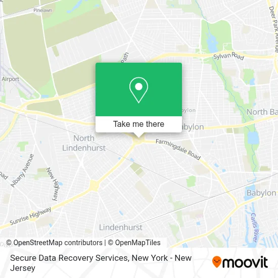 Secure Data Recovery Services map