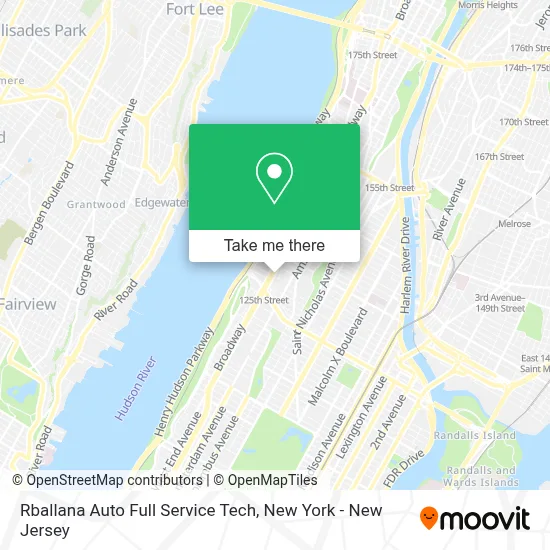 Rballana Auto Full Service Tech map