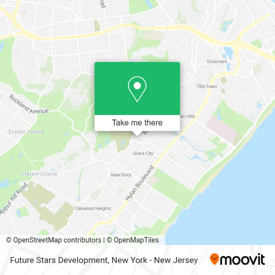 Future Stars Development map