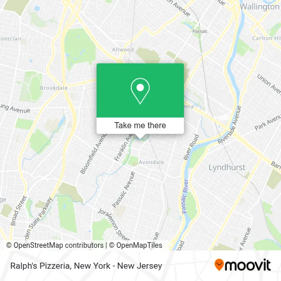 Ralph's Pizzeria map