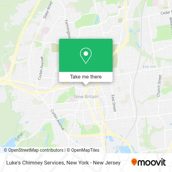 Luke's Chimney Services map