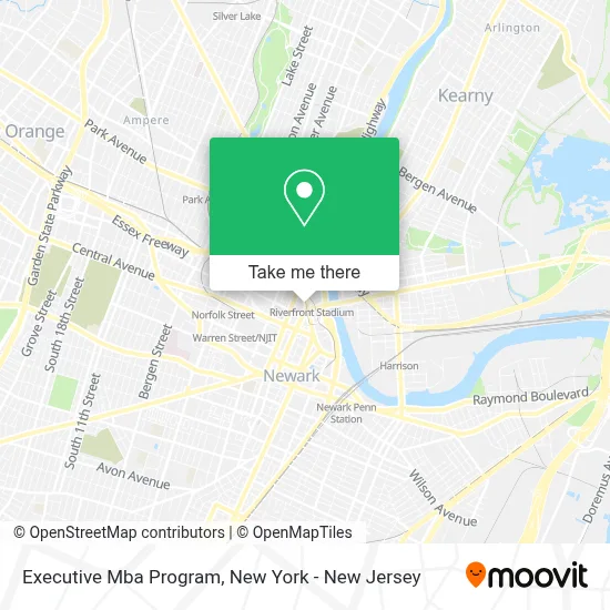 Executive Mba Program map