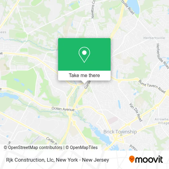 Rjk Construction, Llc map