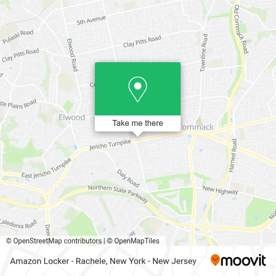 Amazon Locker - Rachele map