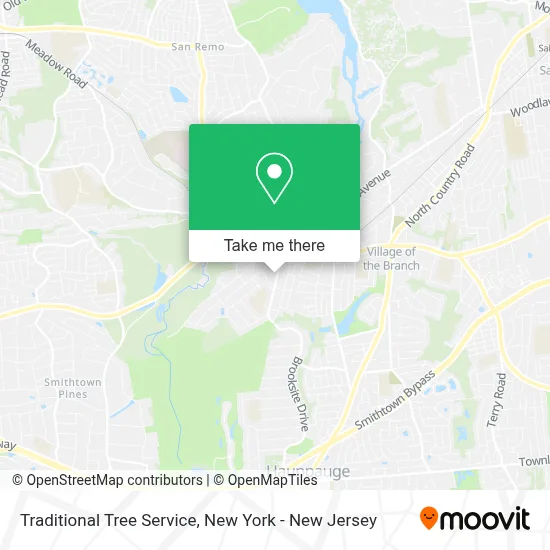Traditional Tree Service map