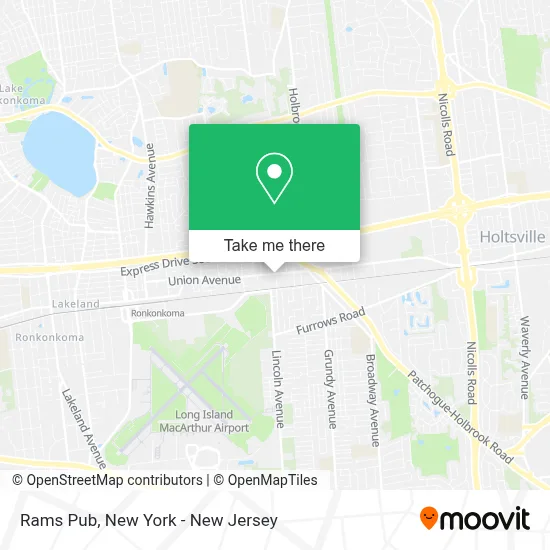 Rams Pub map