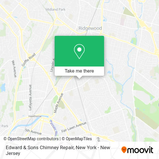 Edward & Sons Chimney Repair map