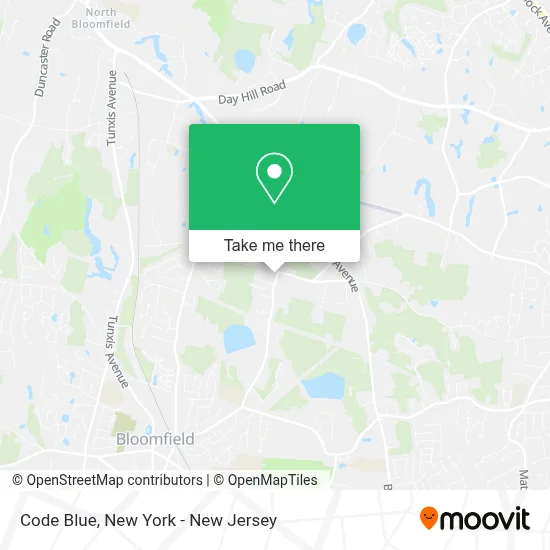 Code Blue map
