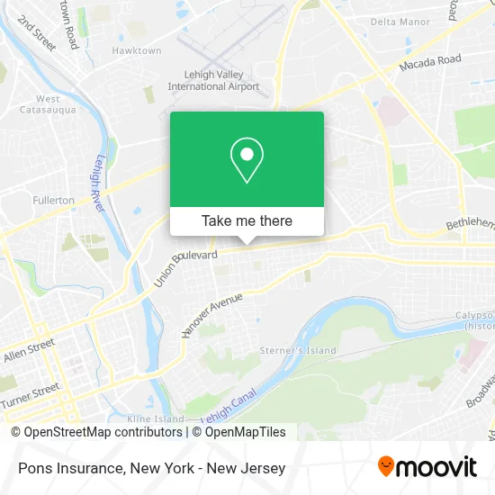 Pons Insurance map