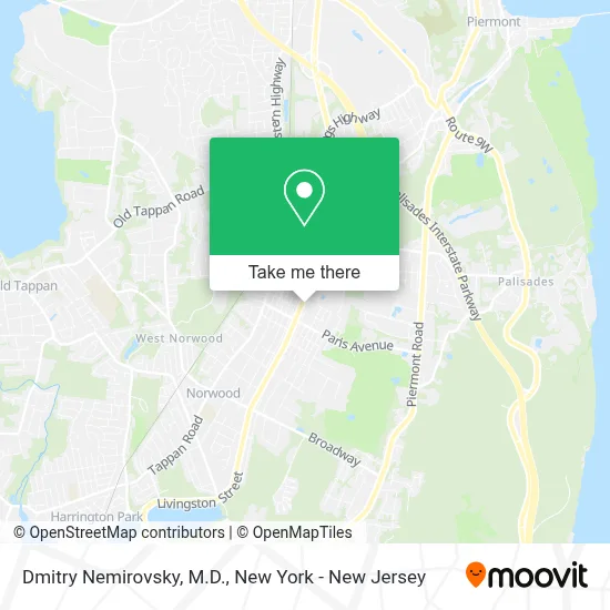 Dmitry Nemirovsky, M.D. map