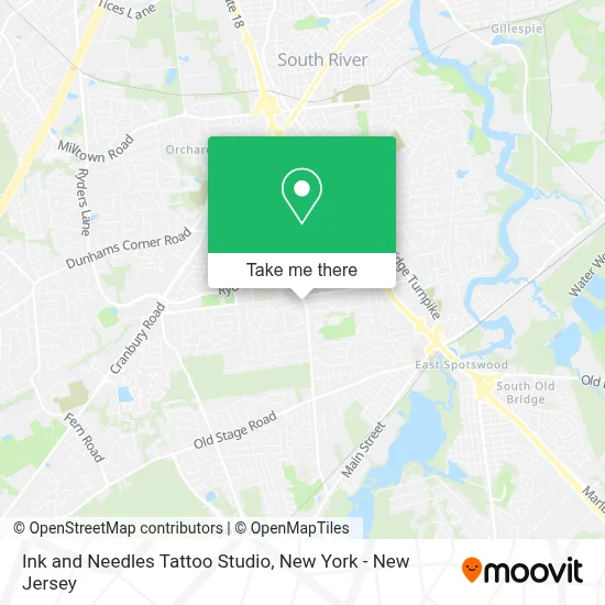 Ink and Needles Tattoo Studio map