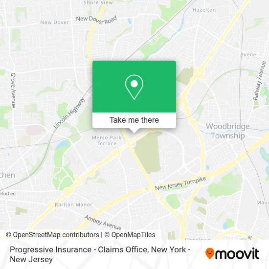 Progressive Insurance - Claims Office map