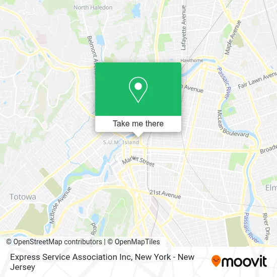 Express Service Association Inc map
