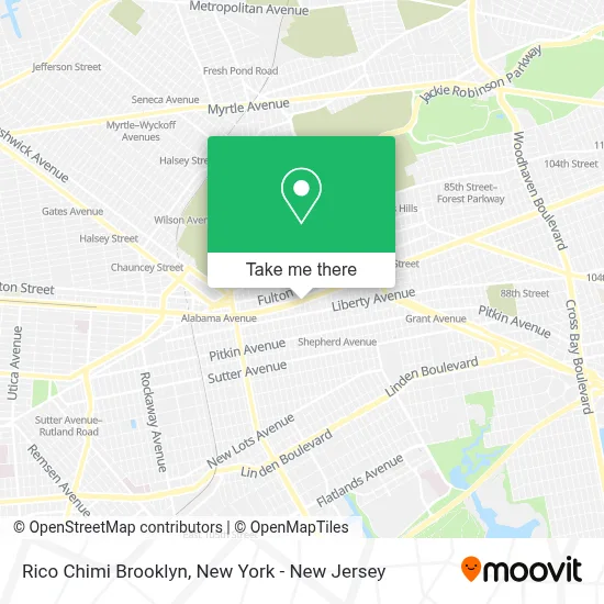 Rico Chimi Brooklyn map