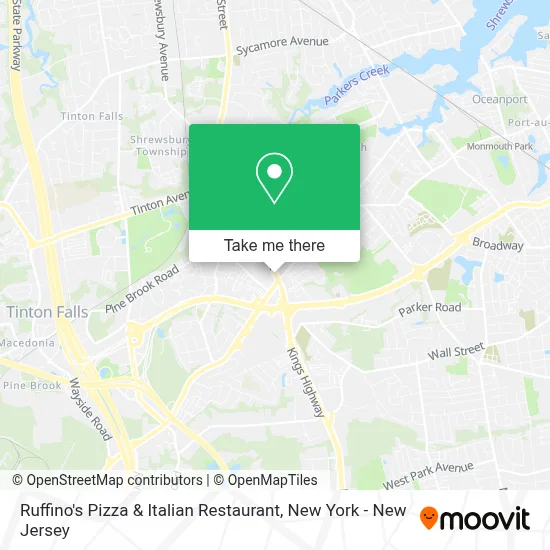 Ruffino's Pizza & Italian Restaurant map