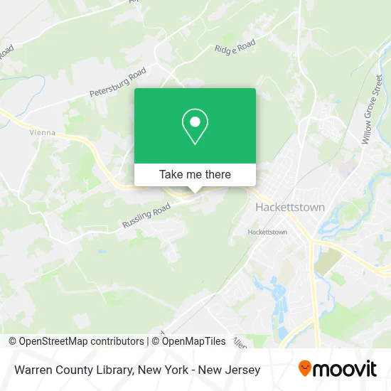 Warren County Library map