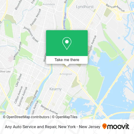Any Auto Service and Repair map