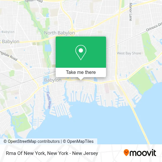 Rma Of New York map