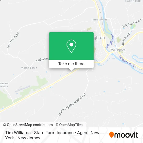 Tim Williams - State Farm Insurance Agent map