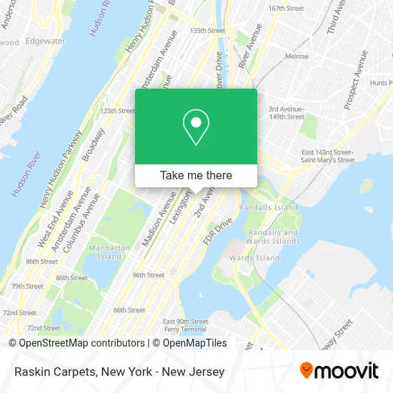 Raskin Carpets map