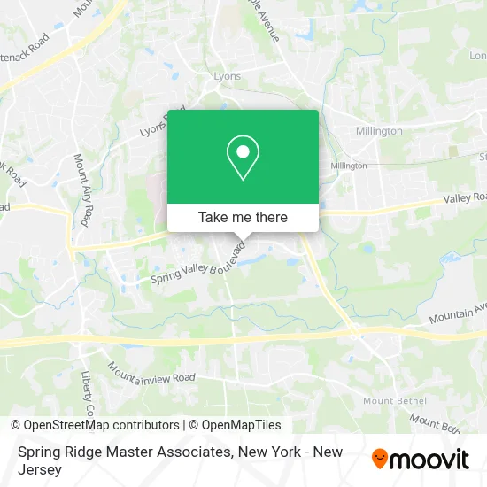 Spring Ridge Master Associates map