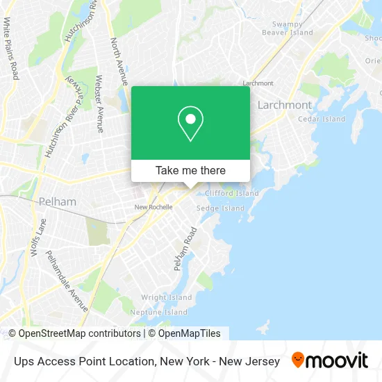 Ups Access Point Location map