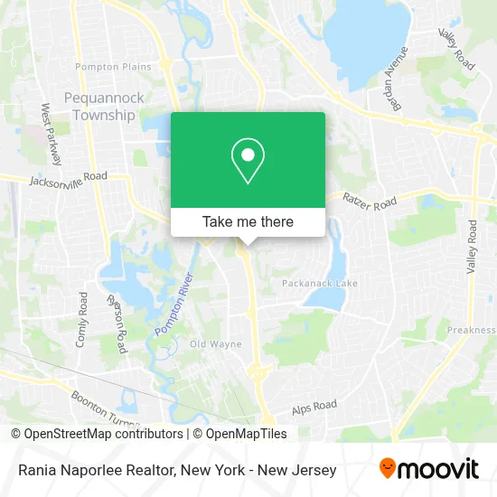 Rania Naporlee Realtor map