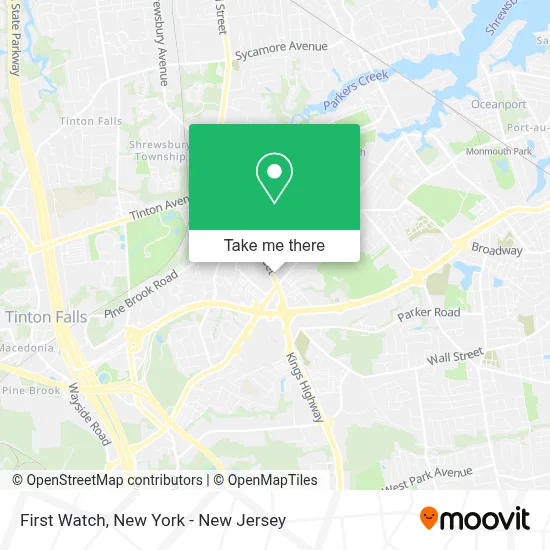 First Watch map