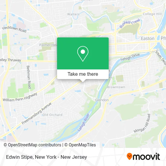 Edwin Stipe map