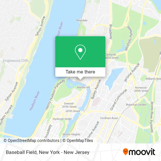 Baseball Field map