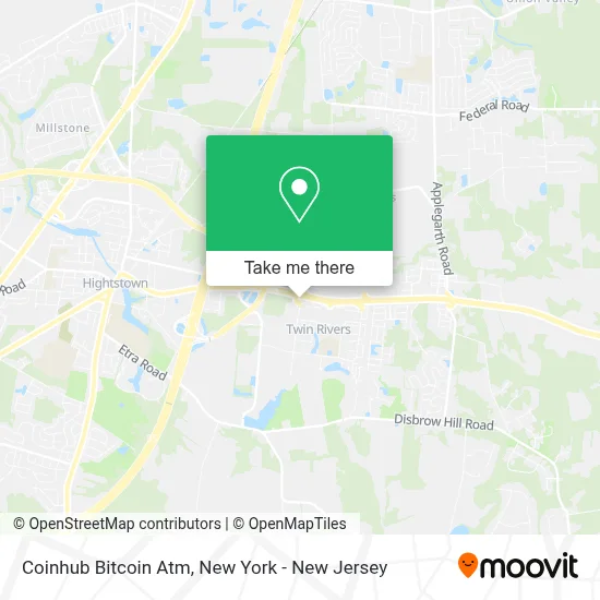 Coinhub Bitcoin Atm map