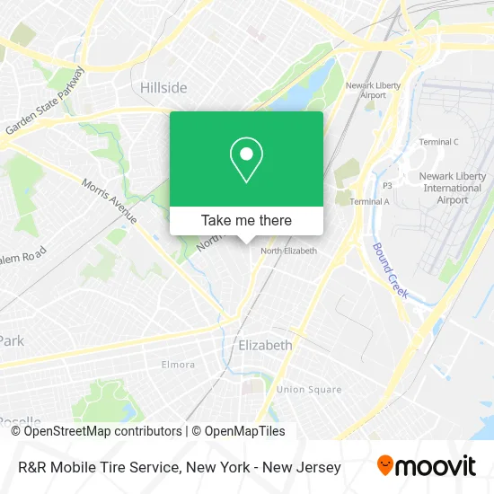R&R Mobile Tire Service map