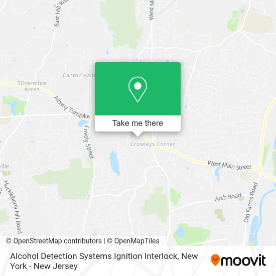 Alcohol Detection Systems Ignition Interlock map