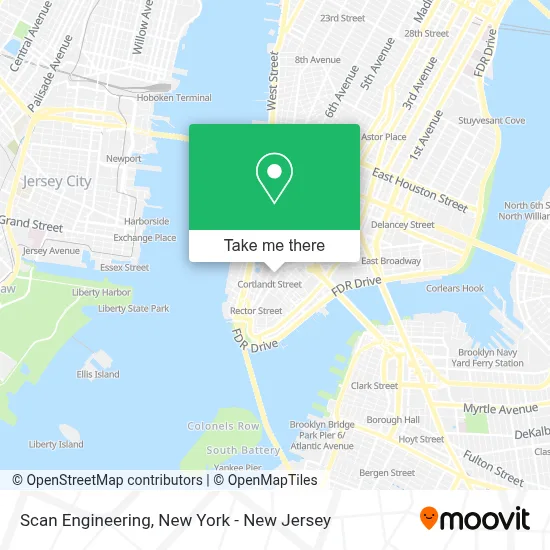 Scan Engineering map
