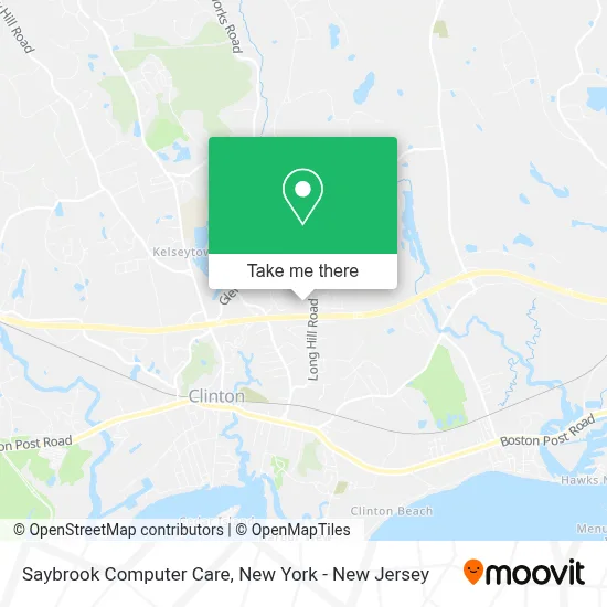 Saybrook Computer Care map