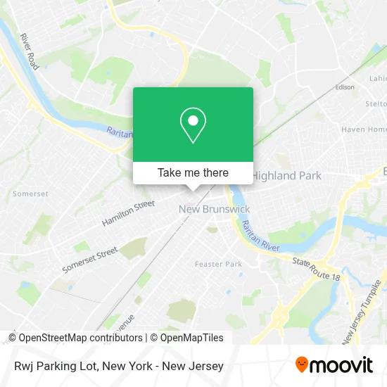 Rwj Parking Lot map