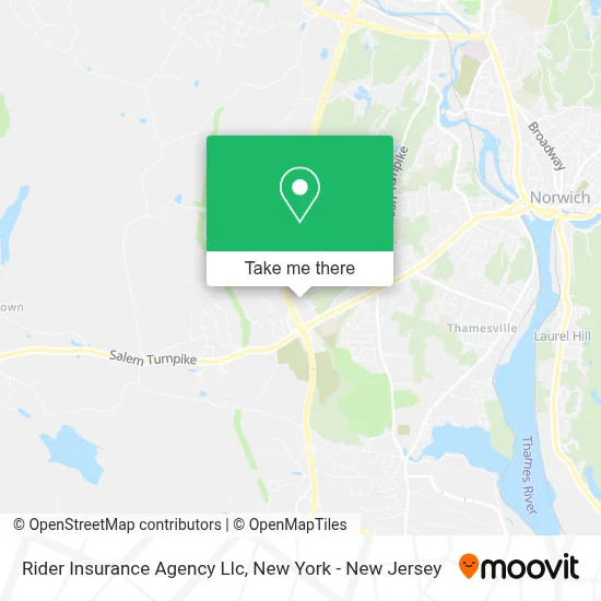 Rider Insurance Agency Llc map