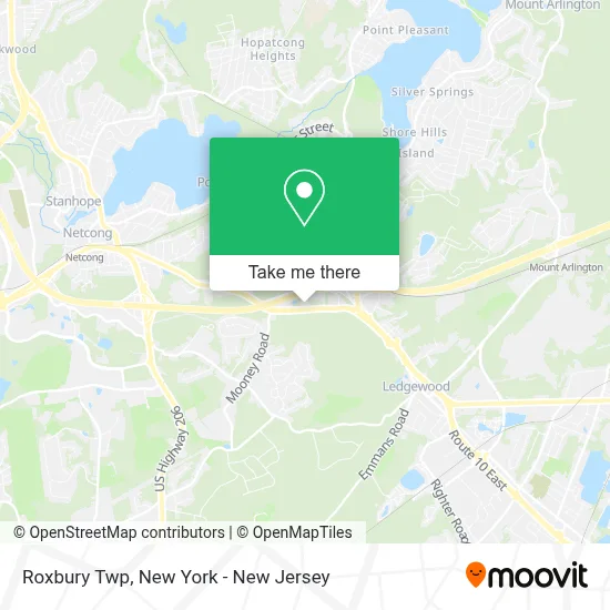 Roxbury Twp map