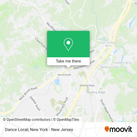 Dance Local map
