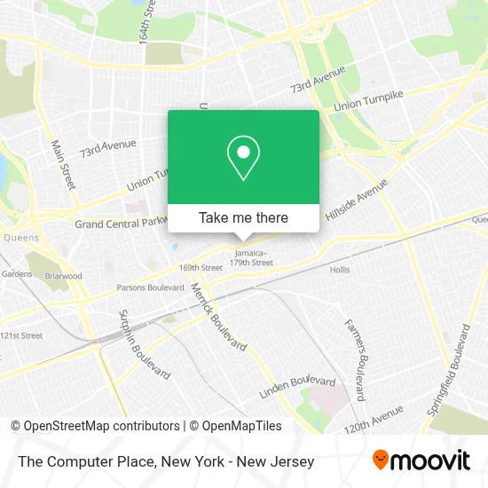The Computer Place map