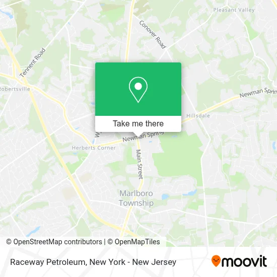 Raceway Petroleum map