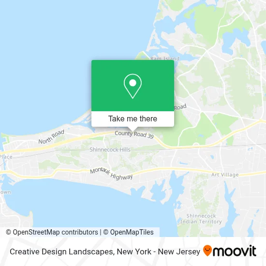 Creative Design Landscapes map