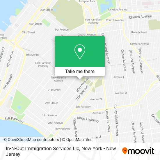 In-N-Out Immigration Services Llc map