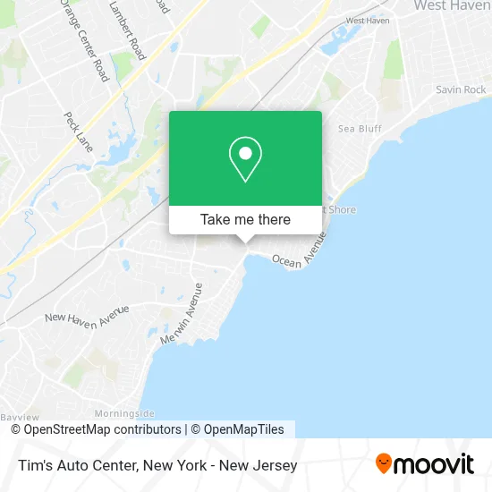 Tim's Auto Center map