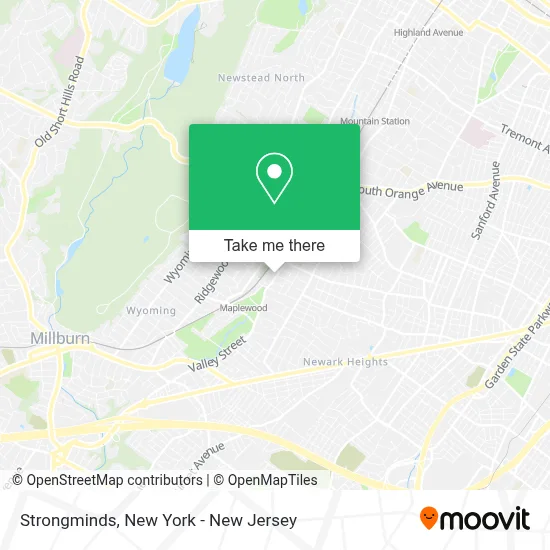 Strongminds map
