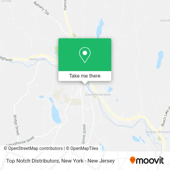 Top Notch Distributors map